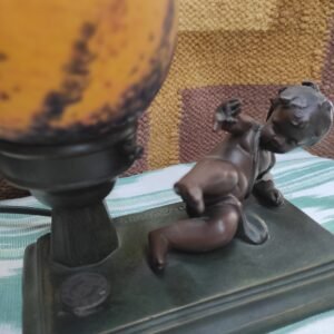 Lampara resina redonda niño